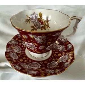 SOLD - Vintage Royal Albert Merrie England Bone China Balmoral Teacup & Saucer